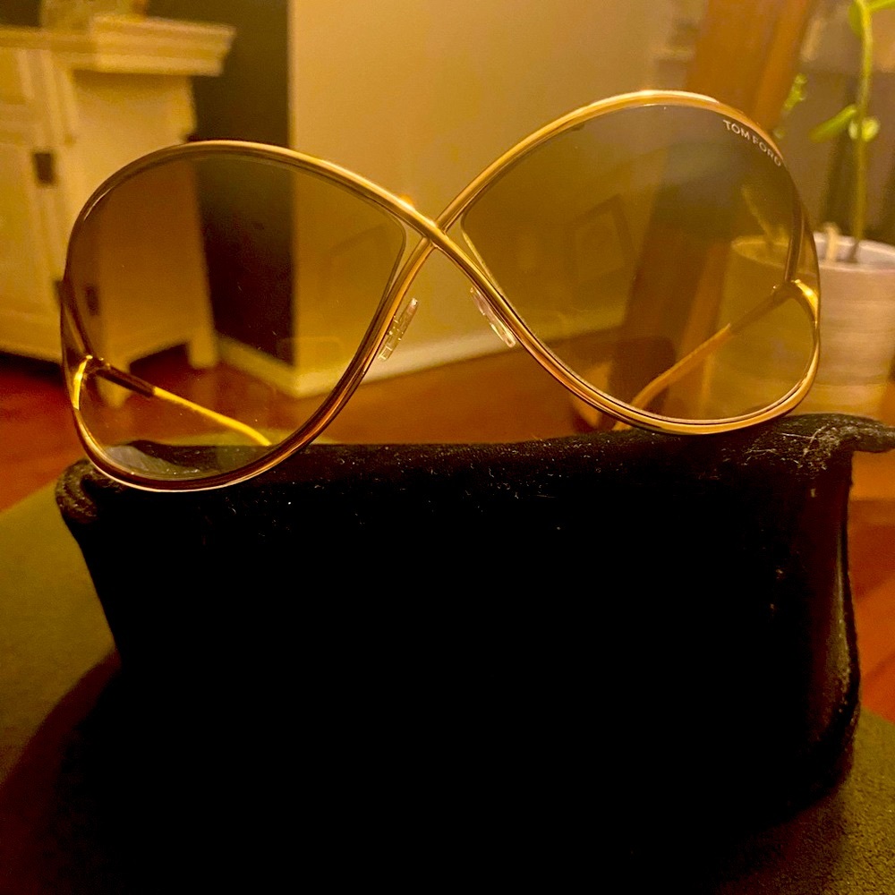 Tom Ford Miranda Gold Sunglasses